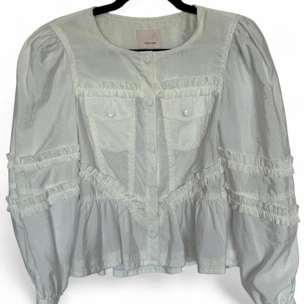 Cinq-a-sept Women's White Blouse